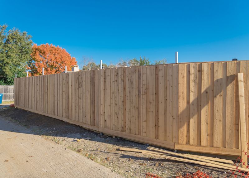 Cedar Fencing Installation detail