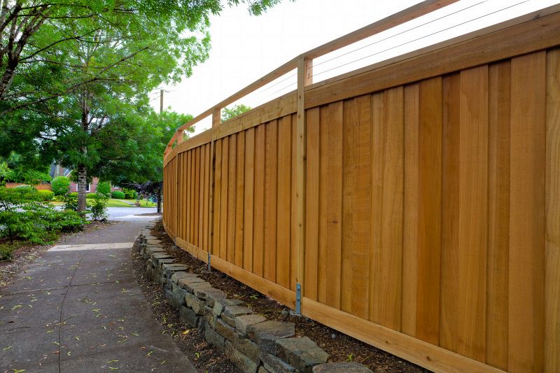 Cedar Fencing Installation detail