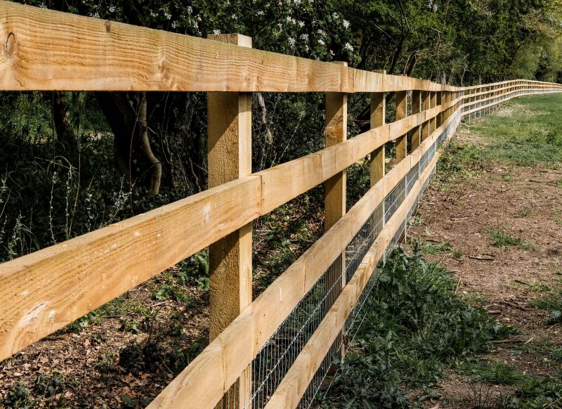 Rail Fence Installation detail